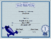 Soap Box Derby First Place