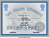 Space Derby 1st Place