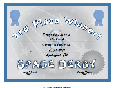 Space Derby 3rd Place