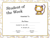 Student of the Week Whimsical