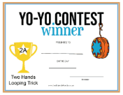 Yo Yo Contest 2A