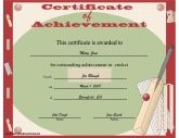 Achievement - Cricket