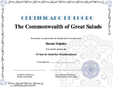 Certificado de Logro