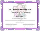 Achievement - Babysitting