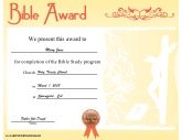 Bible Award