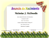 Anuncio de Nacimiento