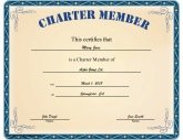 Charter Member