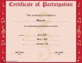Choir Participation