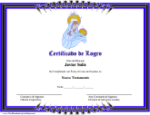 Certificado de Logro