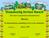 Community Service Award
