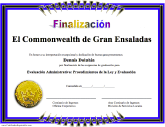 Finalizacíon