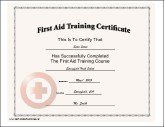 First Aid Training