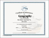 Geography Achievement
