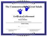 Achievement - Paw Prints