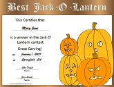 Halloween Best Jack-o-Lantern