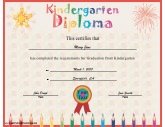 Kindergarten Diploma