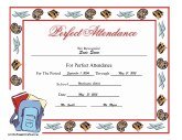 Perfect Attendance