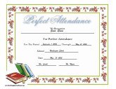 Perfect Attendance
