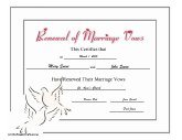 Renewal of Marriage Vows