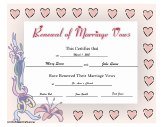 Renewal of Marriage Vows