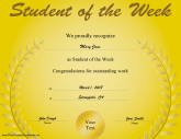 Student of the Week