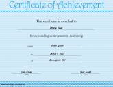 Swimming Achievement