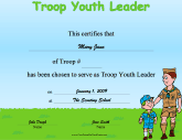 Troop Youth Leader