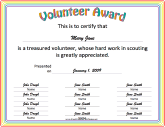 Volunteer Award