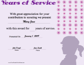 Years of Service